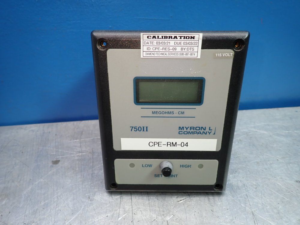 Myron L Company Conductiviy Monitor - 750ii