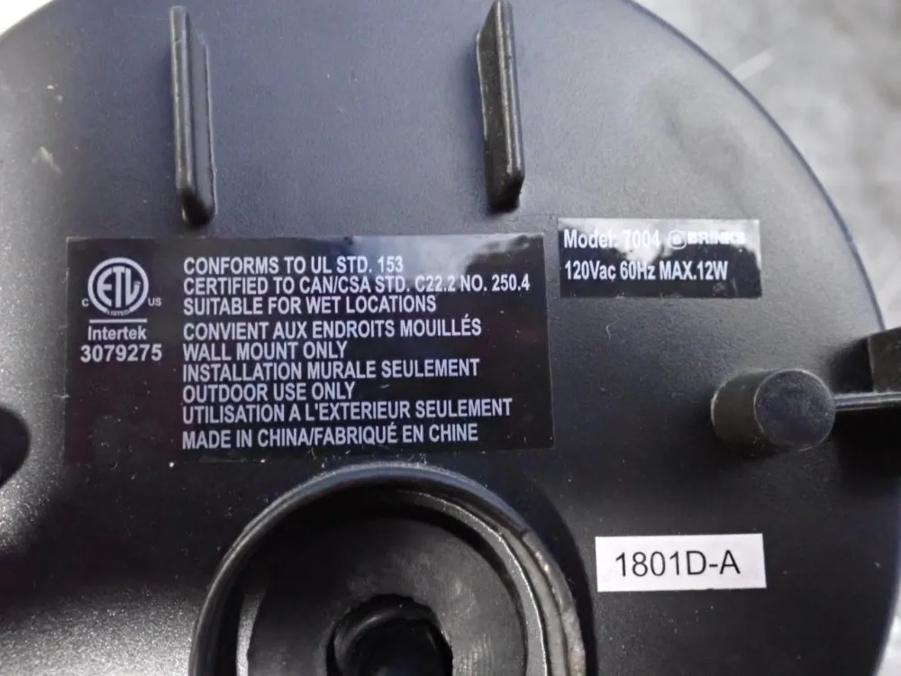 Brinks 12 W Light - Model 7004