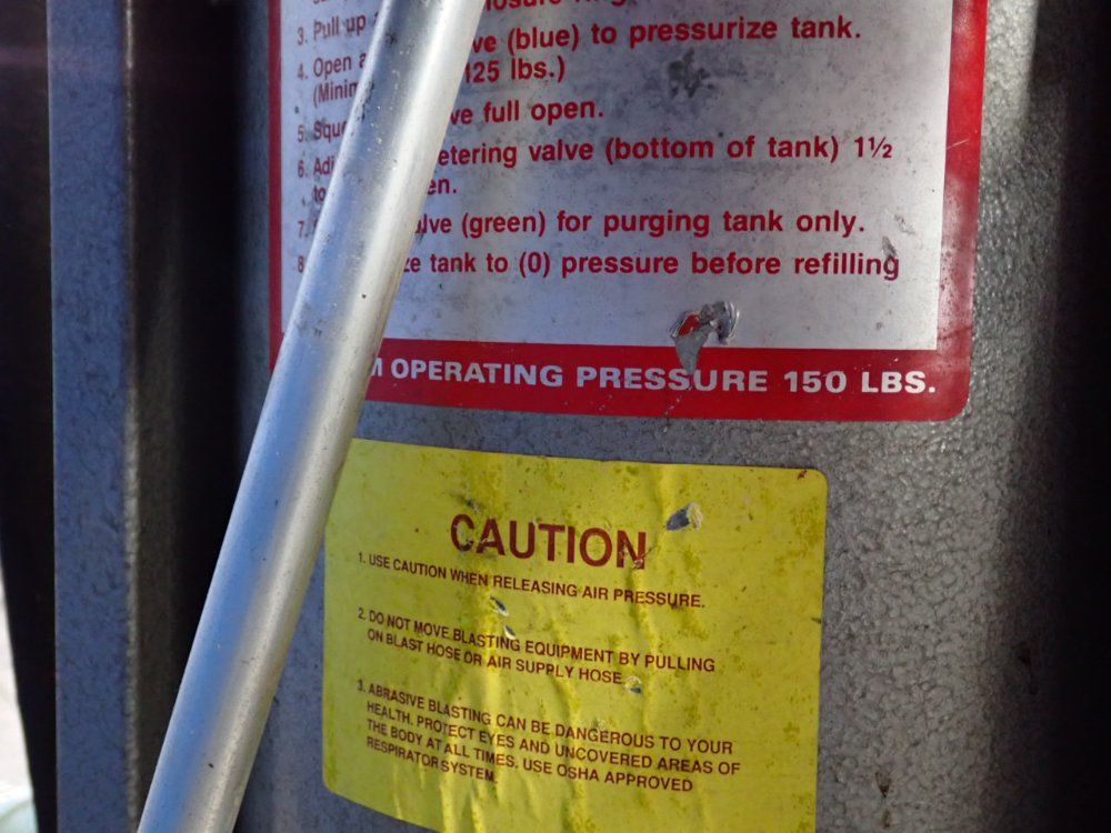 Brut Mfg Co Pressure Sandblaster