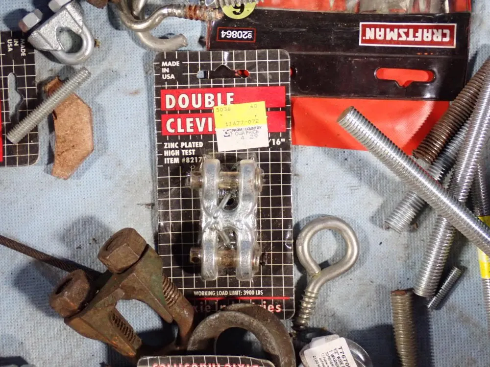 Clamps/clevis/fasteners