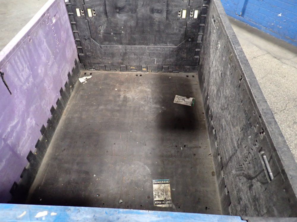 60"x 44"x 28" Collapsible Plastic Crate