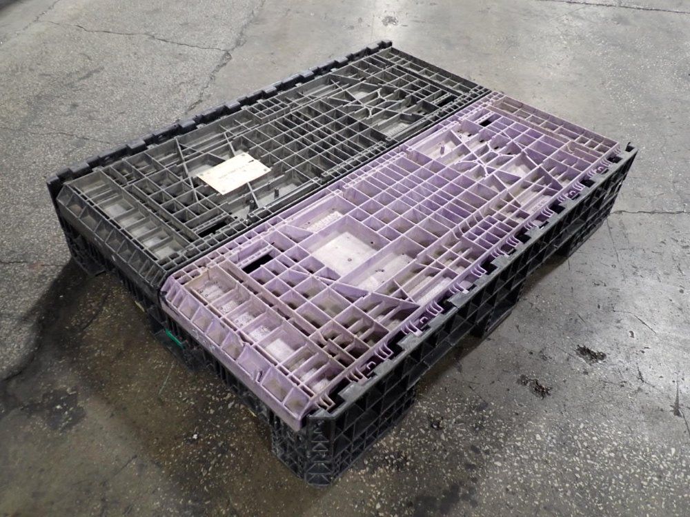 60"x 44"x 28" Collapsible Plastic Crate