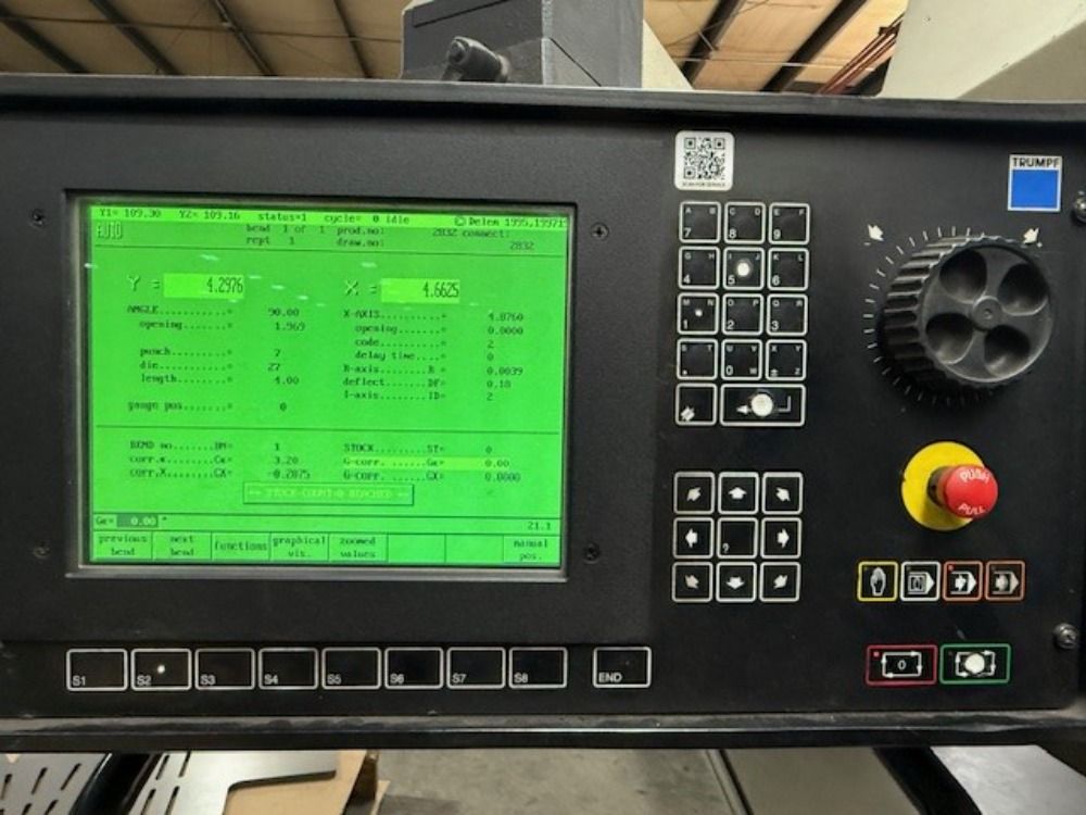 Trumpf 160 1/2" X 1700 Kn Press Brake - Trumabend V170