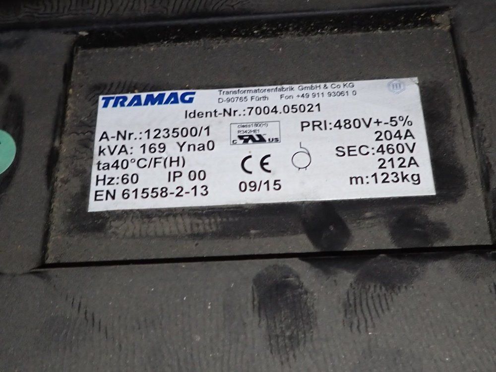 Tramag 169 Kva Transformer - 7004.05021