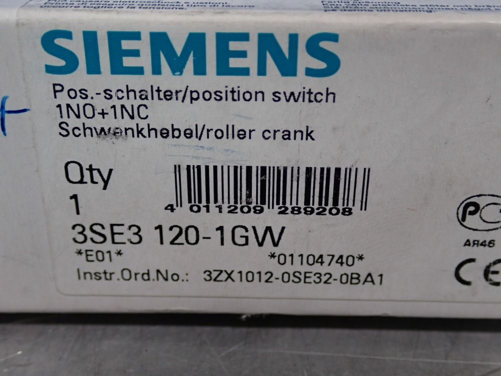 Siemens Position Switch - 3se3-120-1gw
