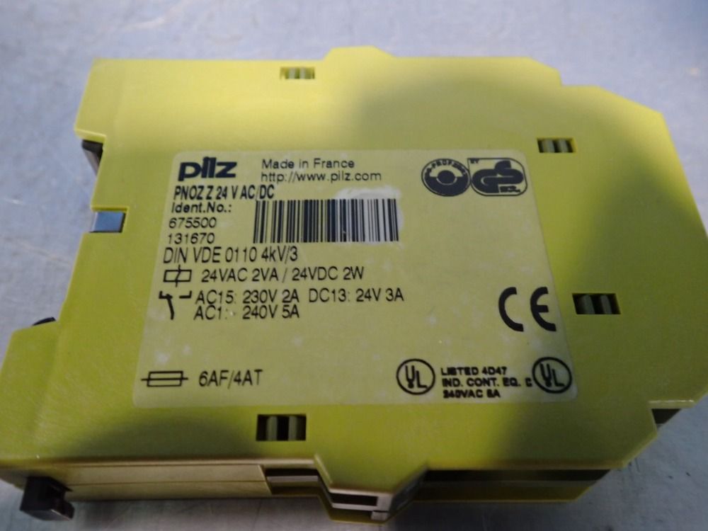 Pilz Safety Relay - Pnoz-z-24vac/dc