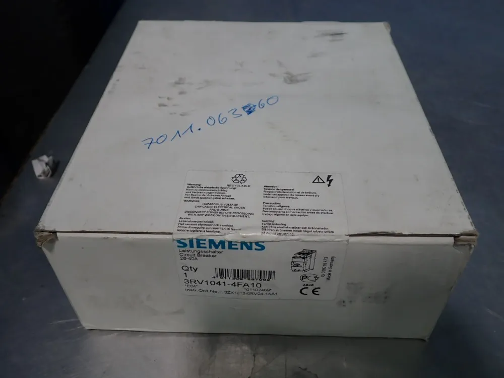 Siemens Circuit Breaker - 3rv1041-4fa10