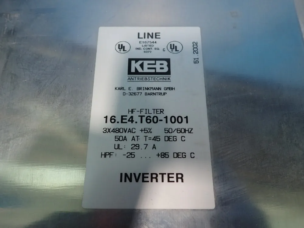 Keb Inverter - 16.e4.t60-1001