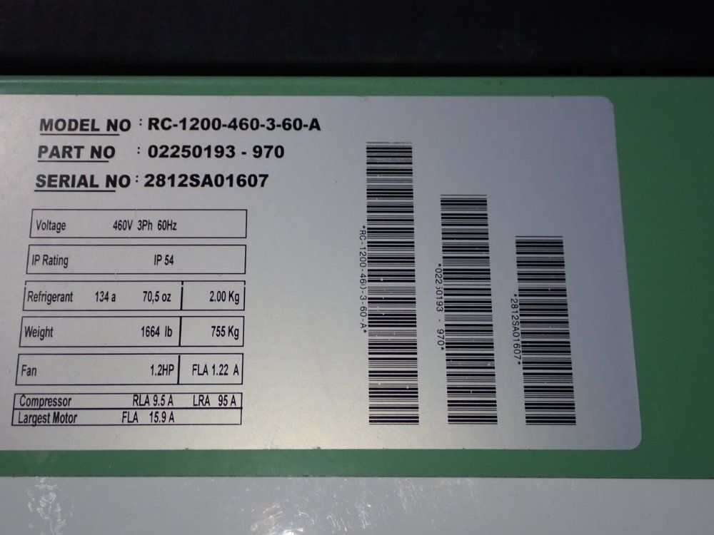 Sullair Air Dryer - Rc-1200-460-3-60-a