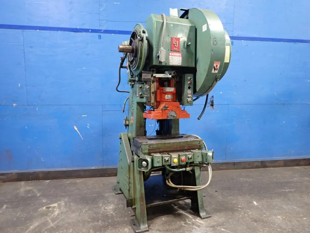 L&j Press Corporation 45 Ton Obi Press - 45