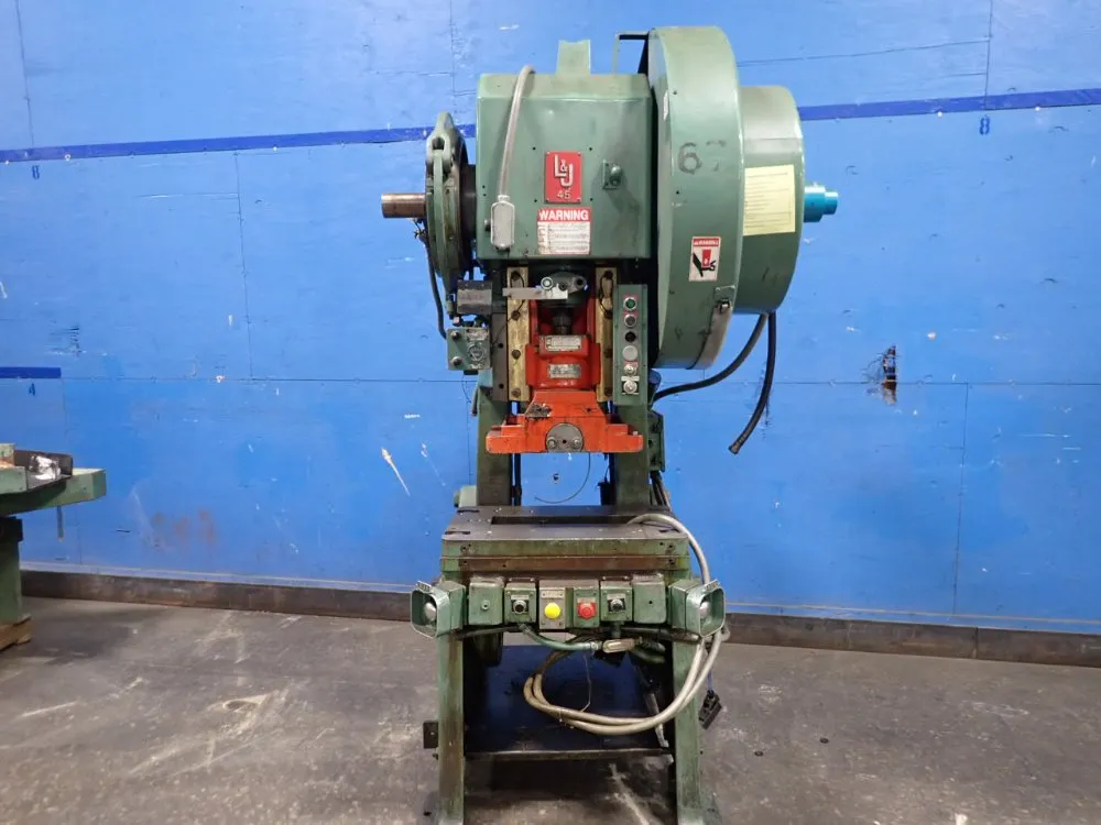 L&j Press Corporation 45 Ton Obi Press - 45