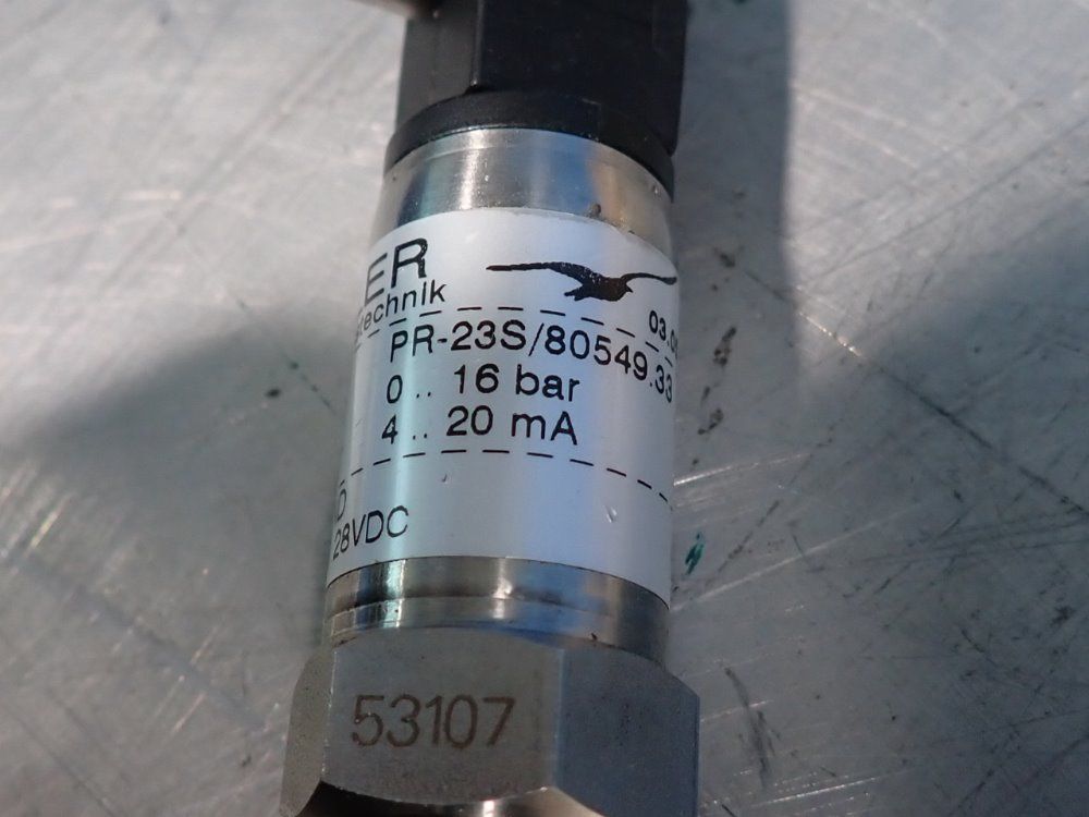 Keller Lot Of 5 Pressure Transmitters - Pr-23s/80549.33