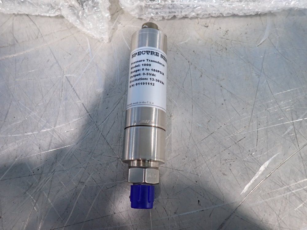 Spectre Sensors Lot Of 3 Pressure Transducers - 1000