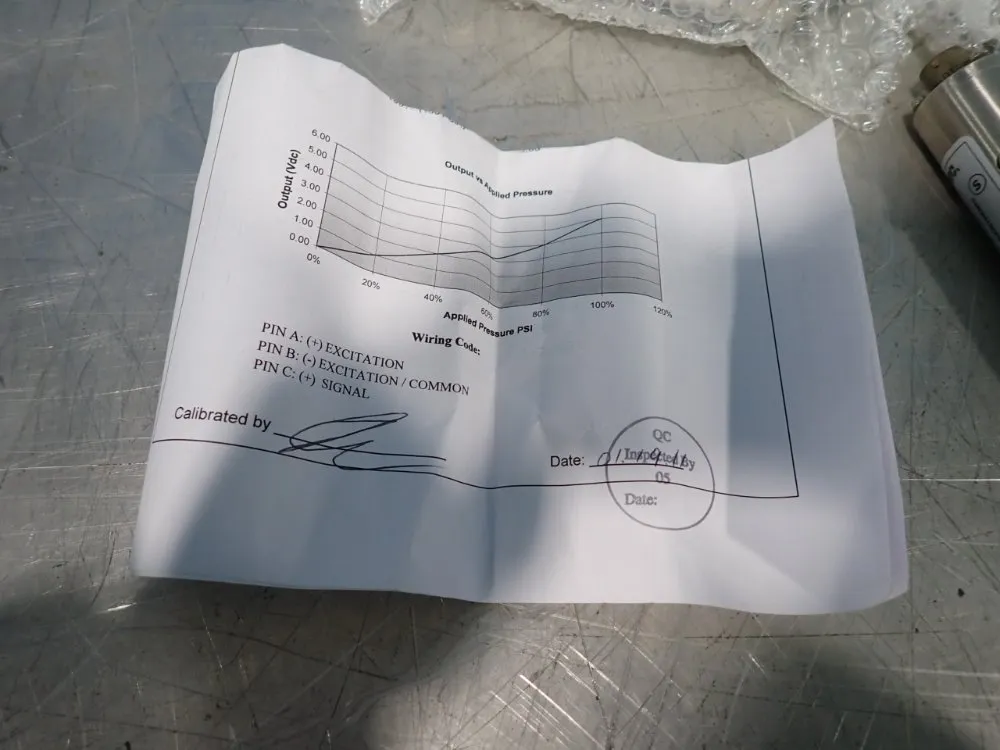 Spectre Sensors Lot Of 3 Pressure Transducers - 1000