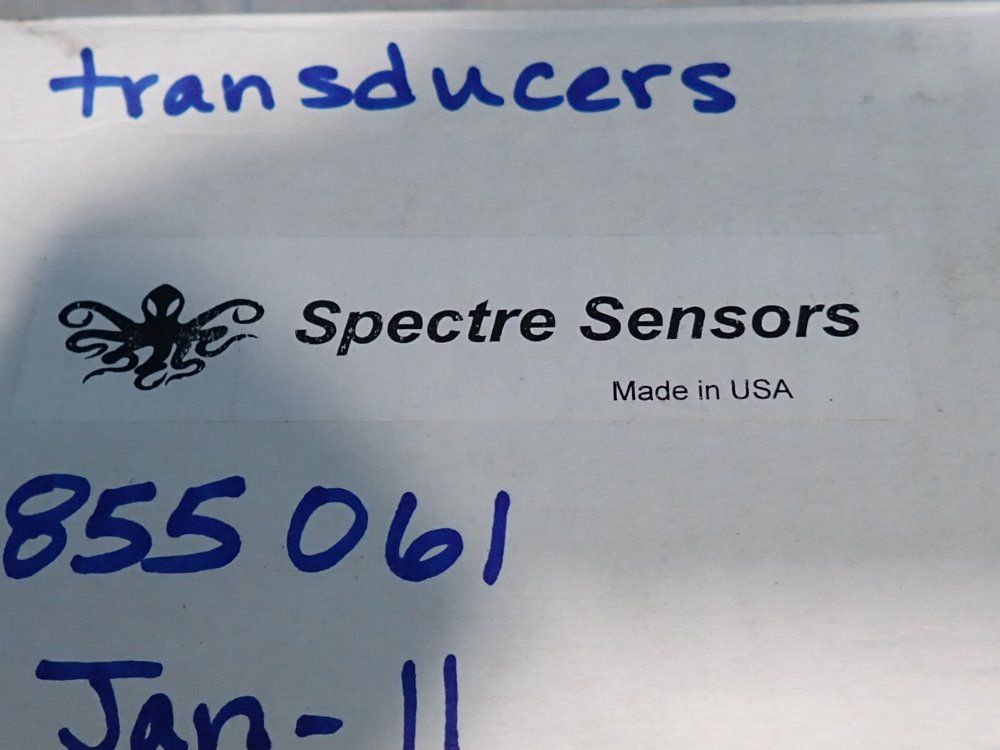 Spectre Sensors Lot Of 3 Pressure Transducers - 1000
