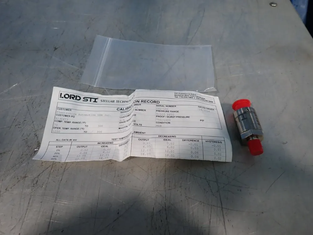 Stellar Technologies Pressure Transducer - St120-500g-151