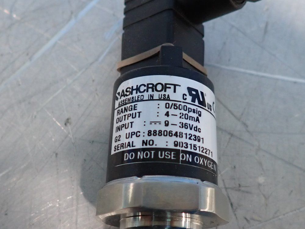 Ashcroft Pressure Transducer - G27m0242n1500#g-xrh