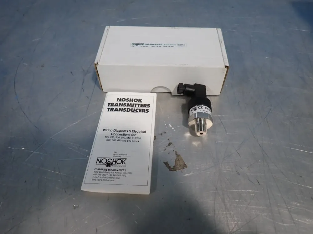 Noshok Pressure Transducer - 300-200-1-1-2-7