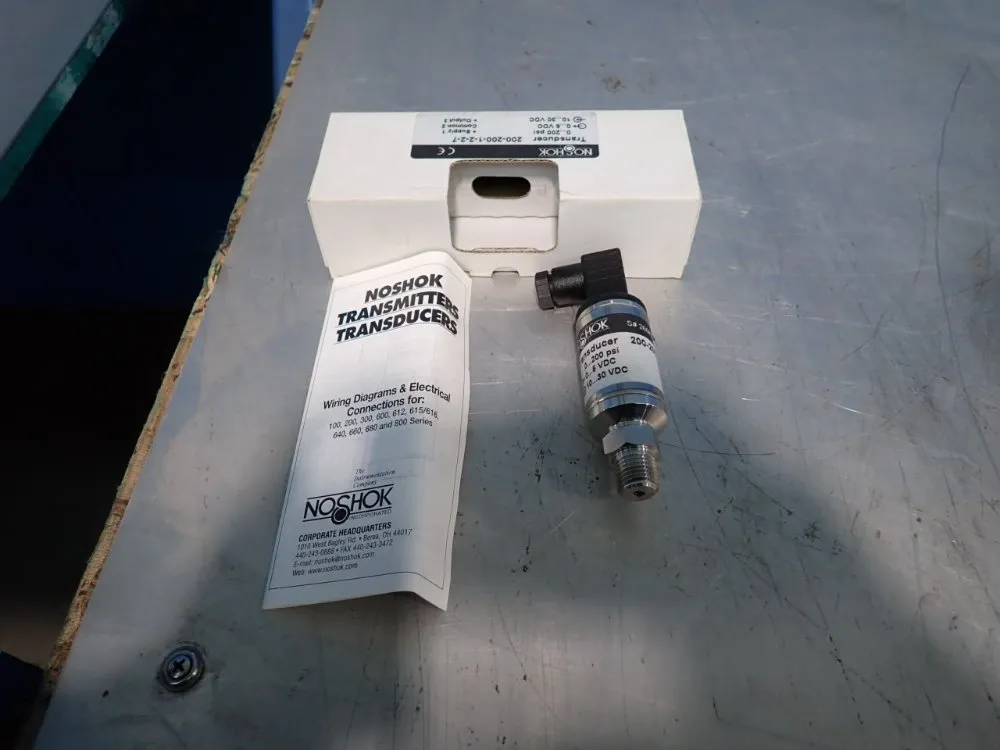 Noshok Transducer - 200-200-1-2-2-7