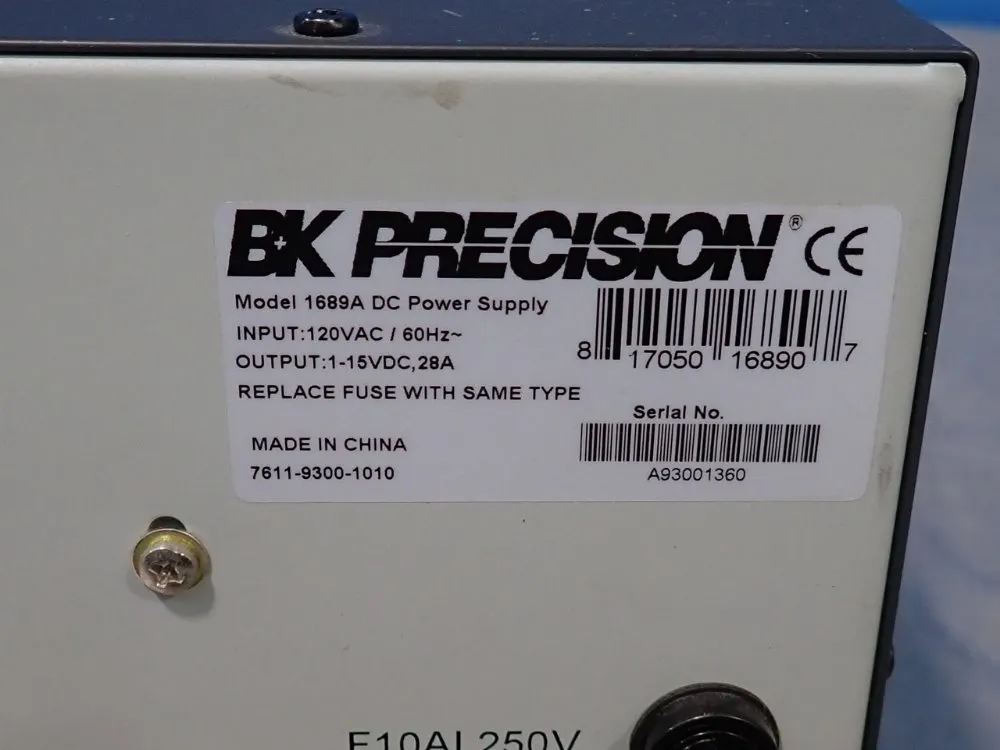 Bk Precision Dc Regulated Power Supply - 1689a