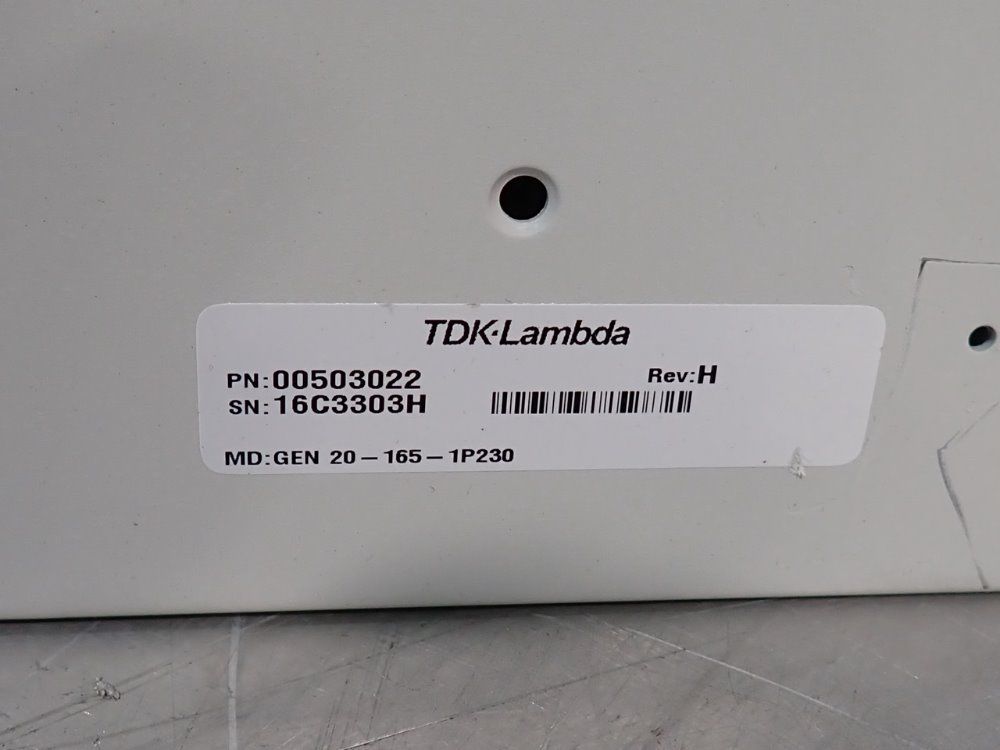 Tdk Lambda Dc Power Supply - Gen 20-165-1p230