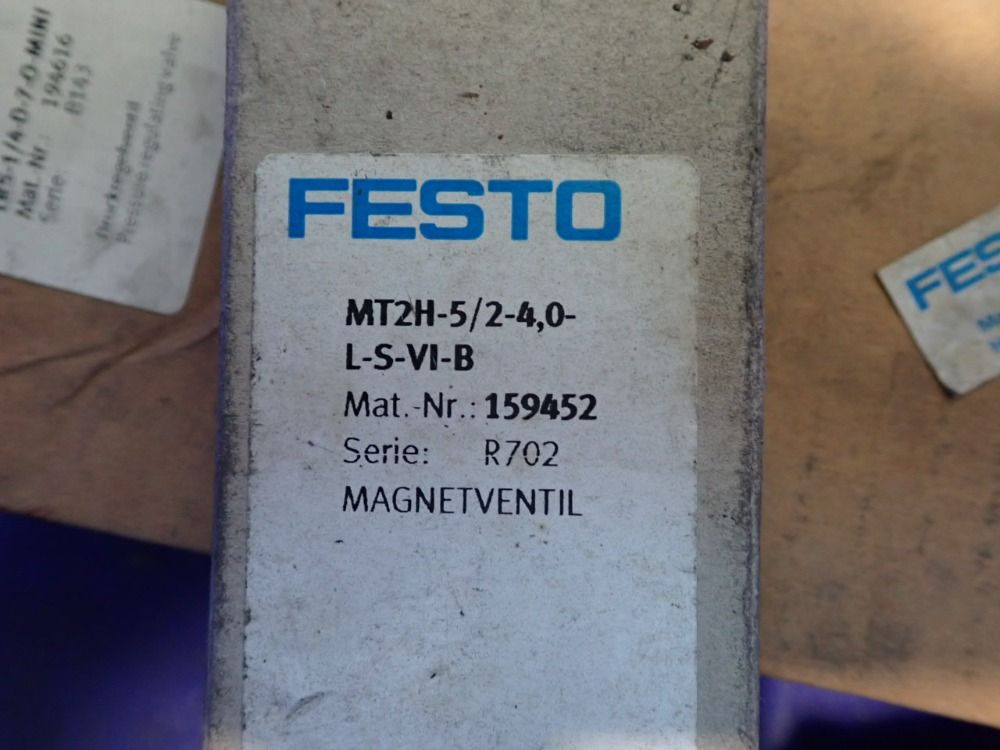 Festo, Mead Pressure Regulator, Pneumatic Control Valve