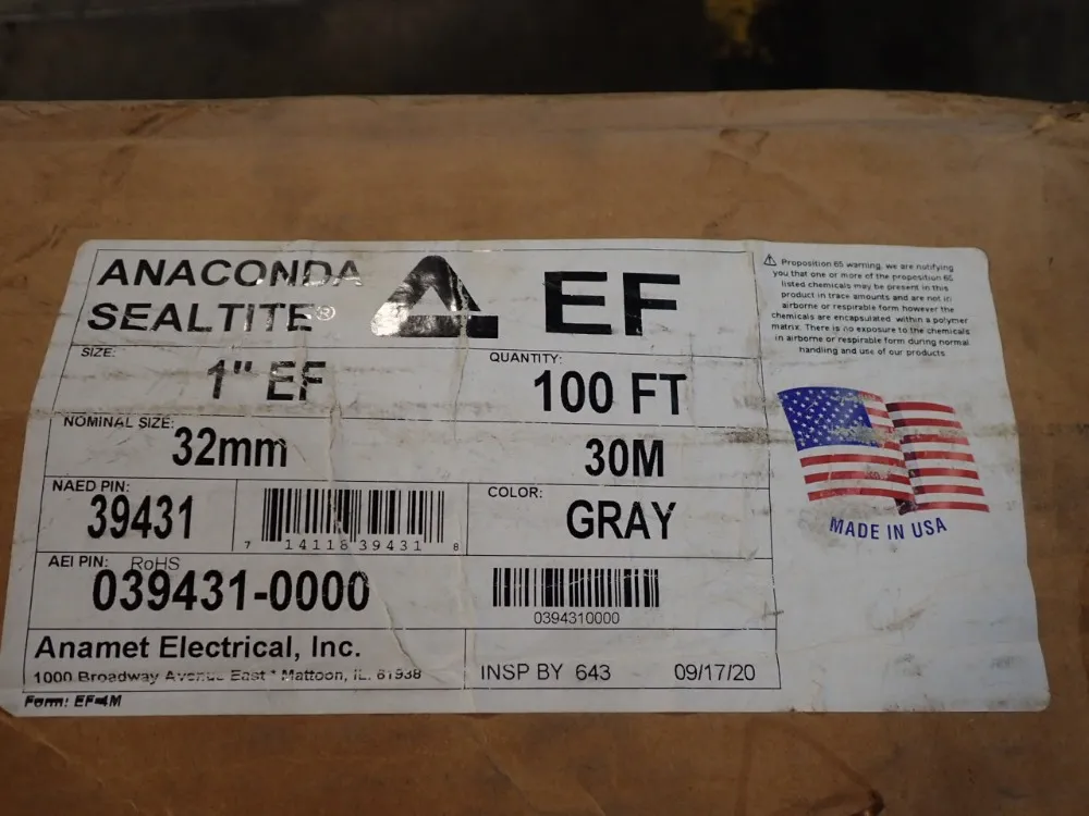 Anaconda Sealtite 1" Ef Flexible Conduit