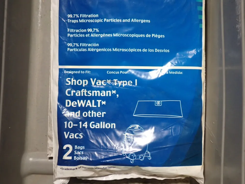 Envirocare Technologies Micro Filtration Vacuum Bags