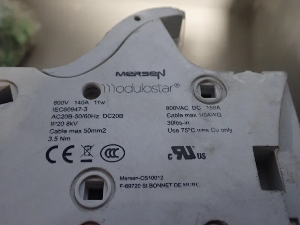 Mersen, Sick, Allen Bradley Connectors, Slot Rack Module