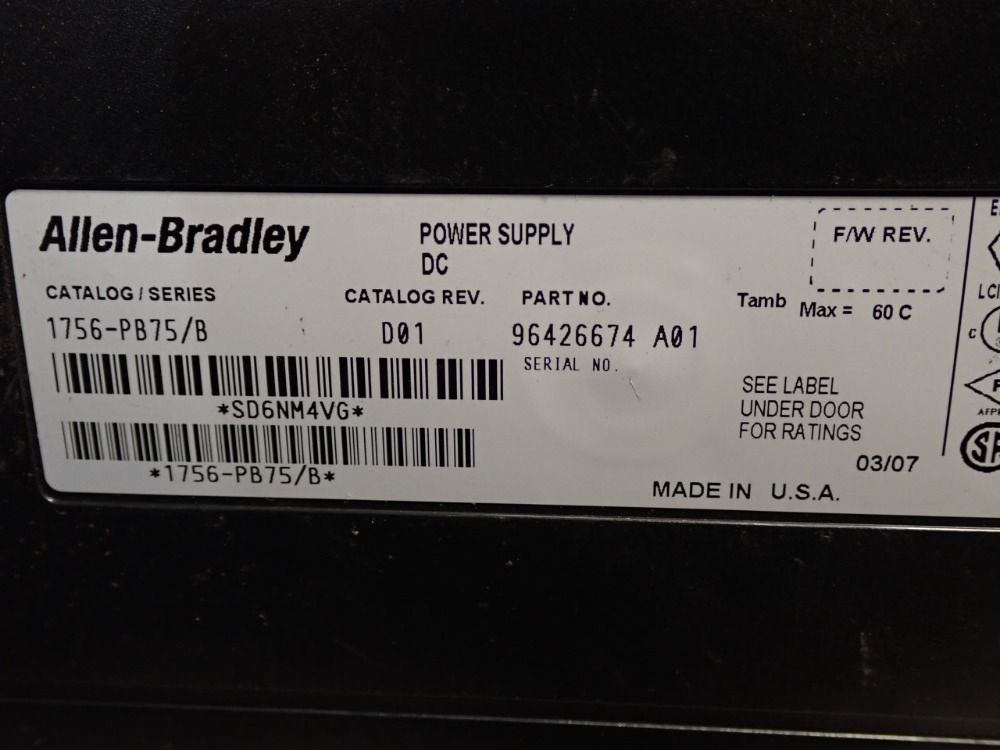 Allen Bradley Slot Rack Module - S97753402