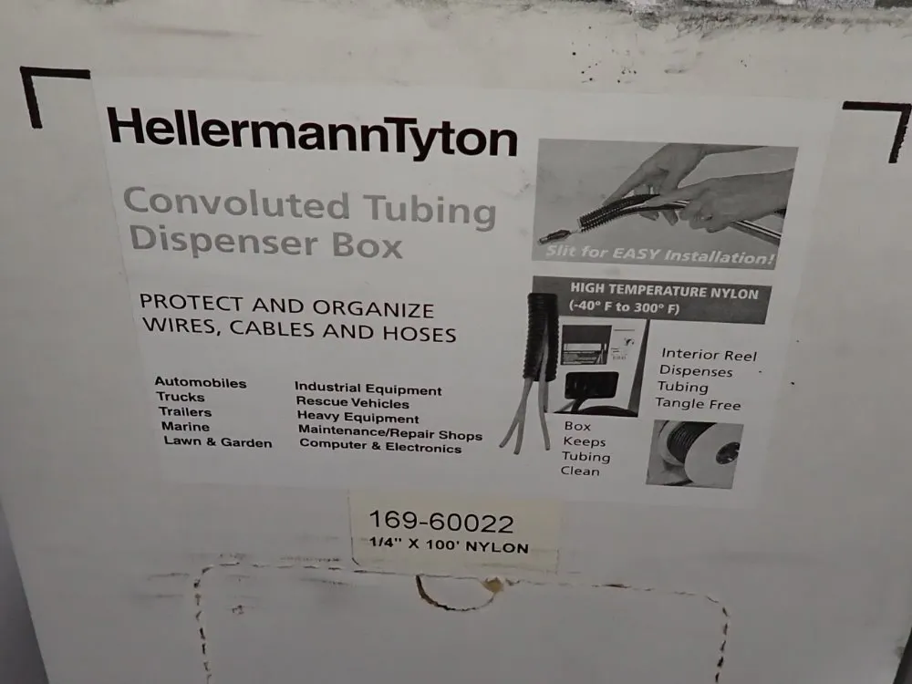 Hellermanntyton 1/4"x100' Convoluted Tubing - 169-60022