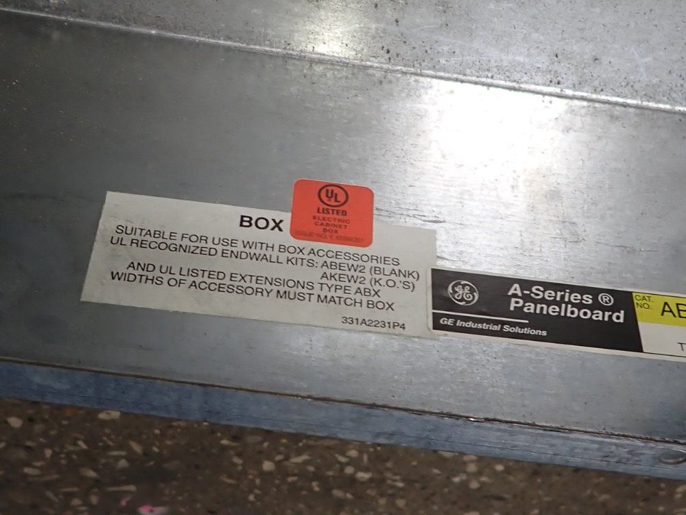 General Electric 64 1/2" X 20 1/2" X 6" Panelboard Enclosure - Ab64b