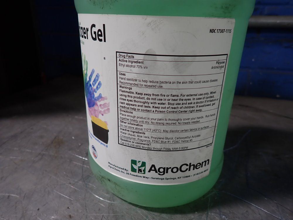 Argochem 1 Gallon Hand Sanitizer Gel - Ndc 17307-1115