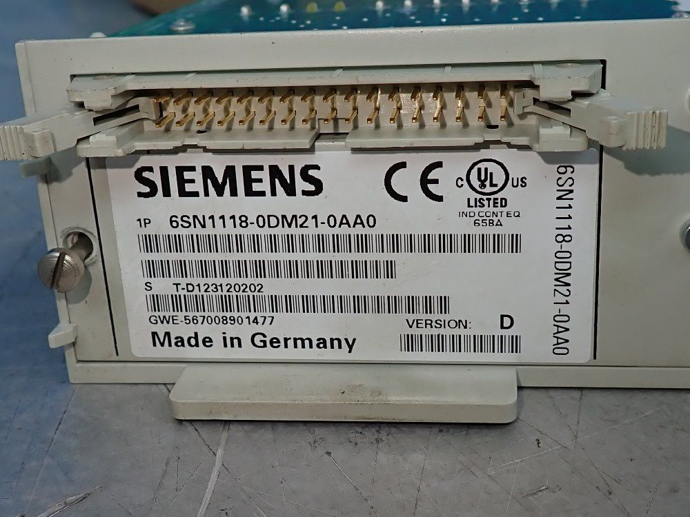 Siemens Processor Module - 6sn1118-0dm21-0aa0