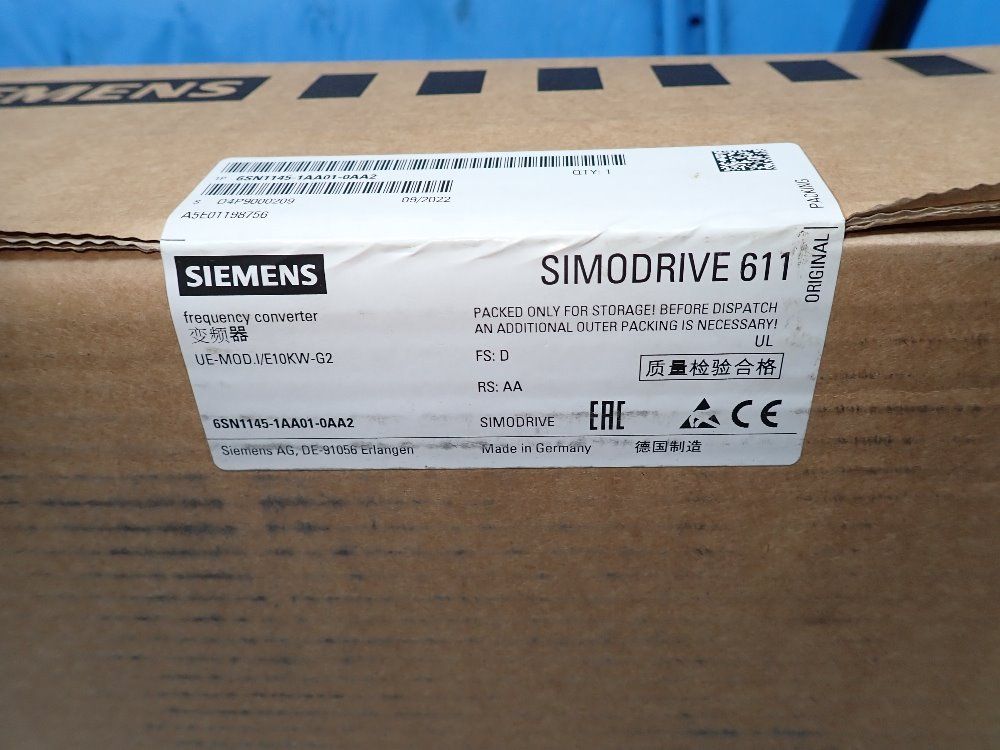 Siemens Infeed Module - 6sn1145-1aa01-0aa2