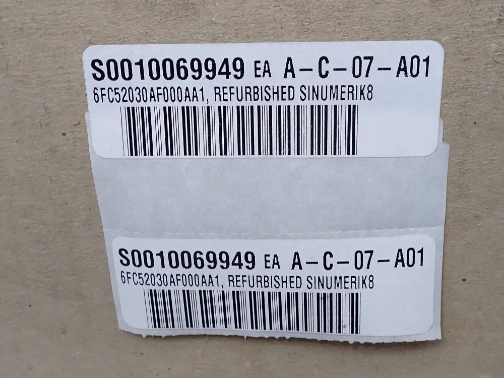 Siemens Control Panel - 6fc5203-0af00-0aa1