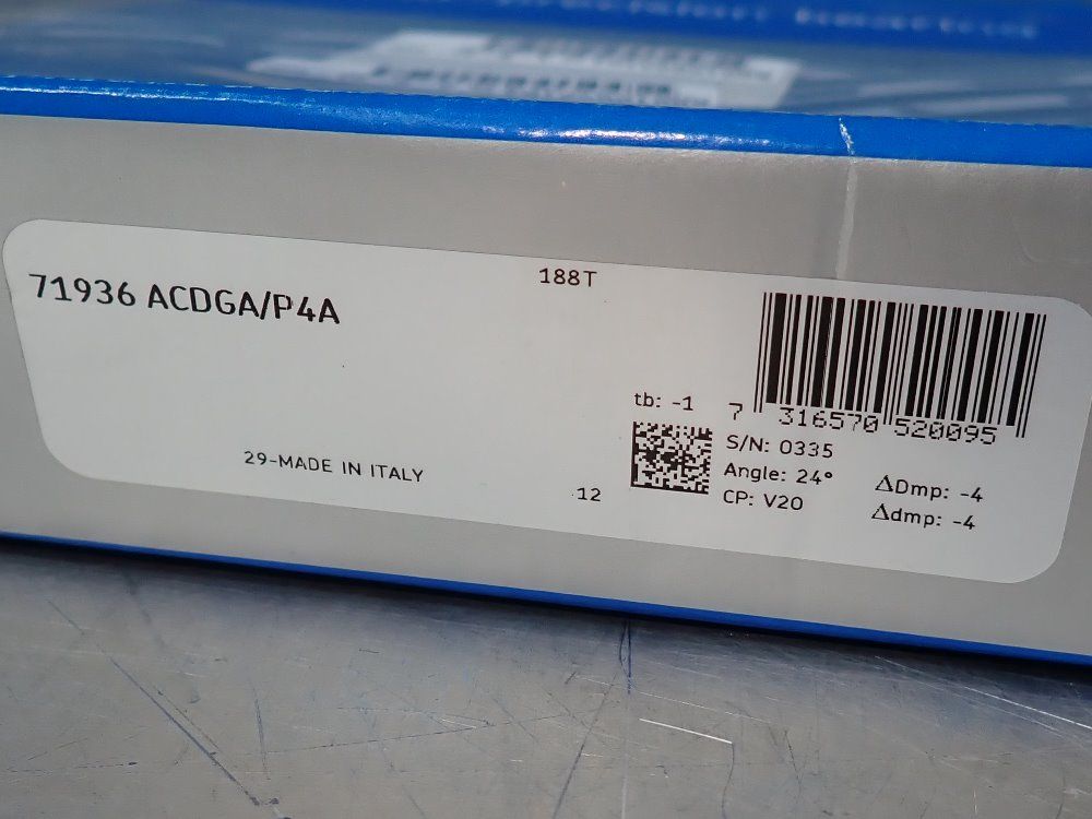 Skf Super Precision Bearing - 71936acdga/p4a