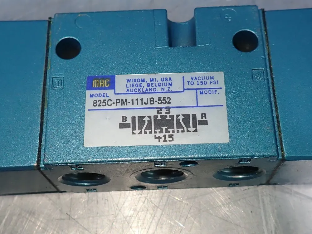 Mac Valve - 825c-pm-111jb-552