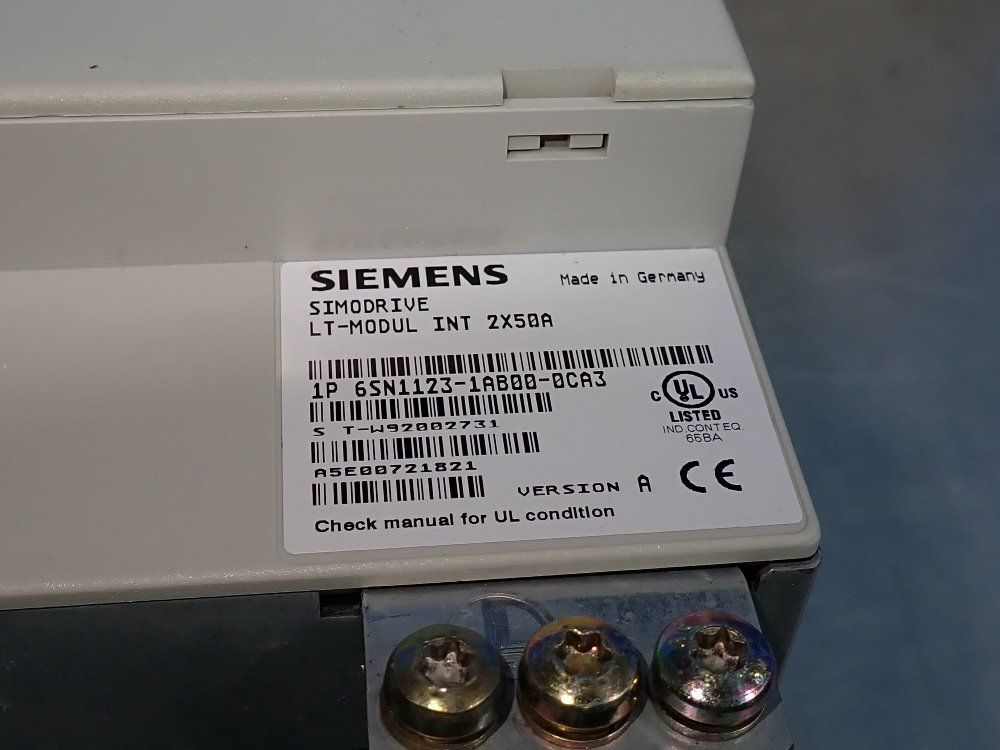 Siemens Ac Drive - 6sn1123-1ab00-0ca3