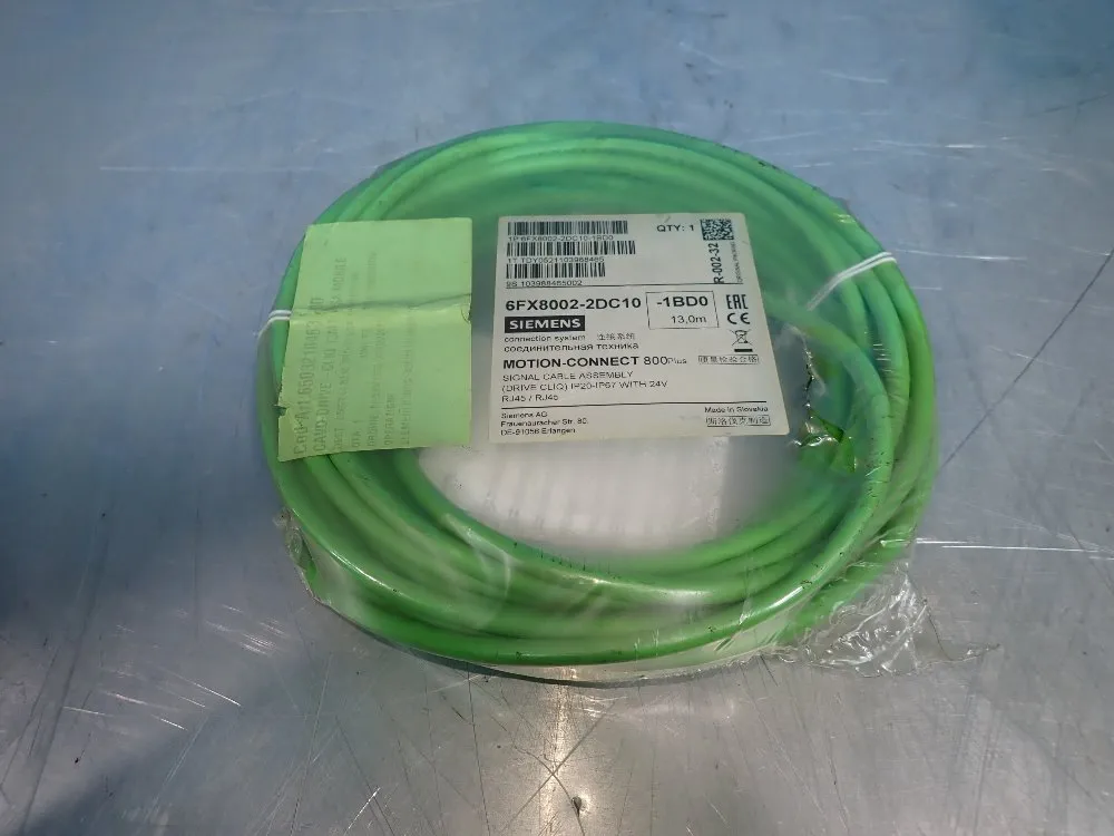Siemens Signal Cable Assembly - 6fx8002-2dc10-1bd0