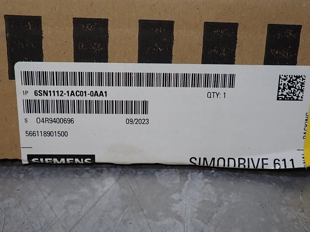 Siemens Infeed Module - 6sn1112-1ac01-0aa1