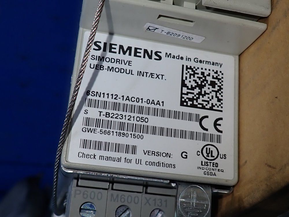 Siemens Infeed Module - 6sn1112-1ac01-0aa1