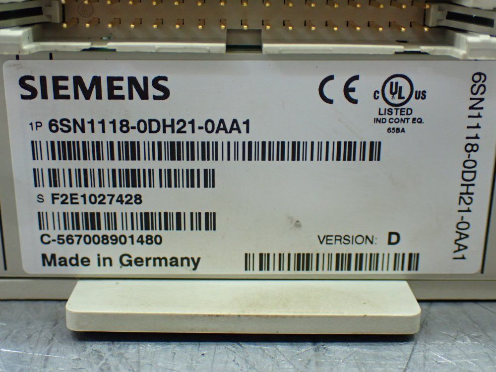Siemens Simodrive Performance Module - 6sn1118-0dh21-0aa1
