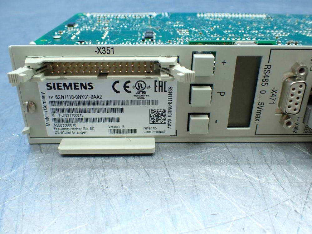 Siemens Simodrive Resolver Module - 6sn1118-0nk01-0aa2