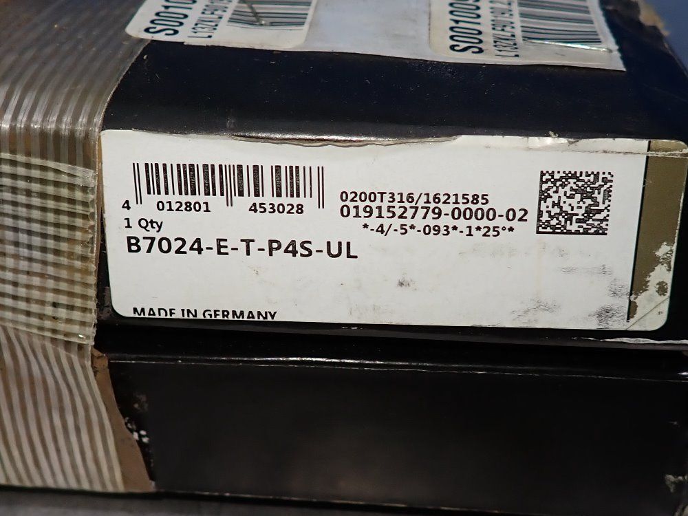 Fag Angular Ball Bearings - B7024-e-t-p4s-ul