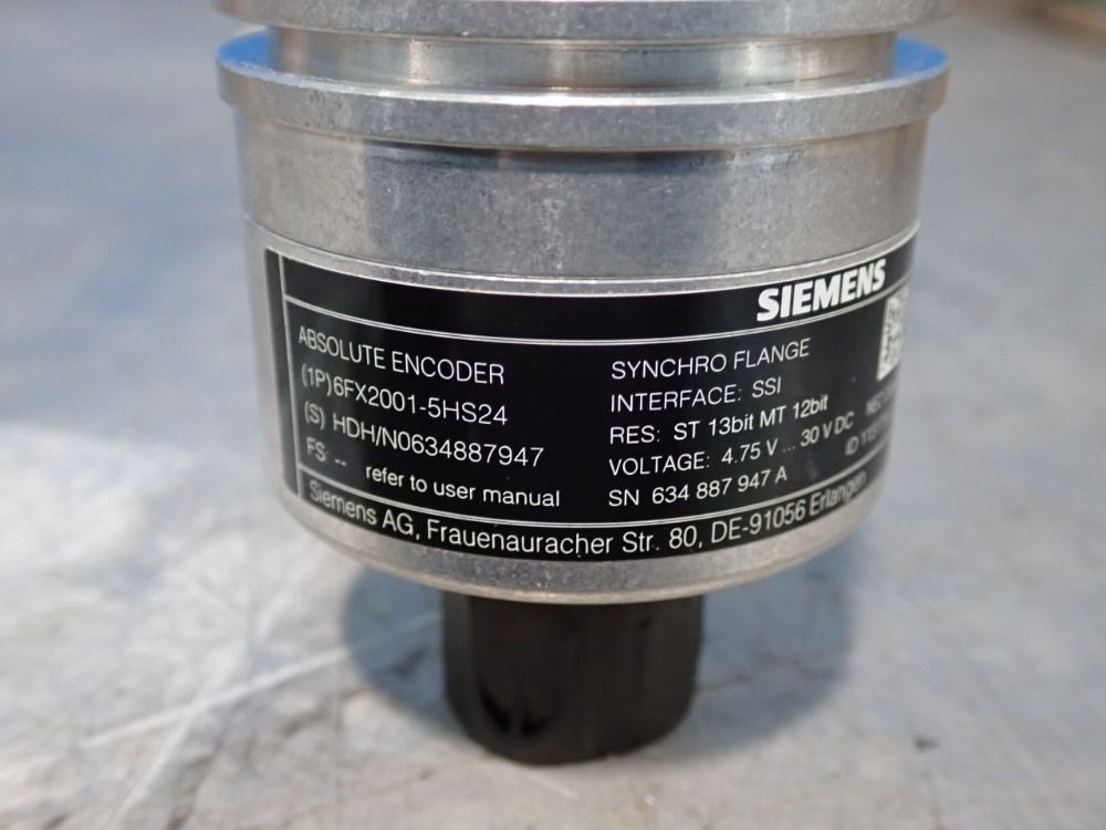 Siemens Absolute Encoder - 6fx2001-5hs24
