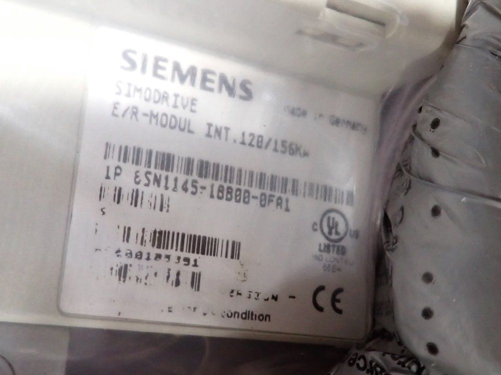 Siemens Infeed Module - 6sn1145-1bb00-0fa1