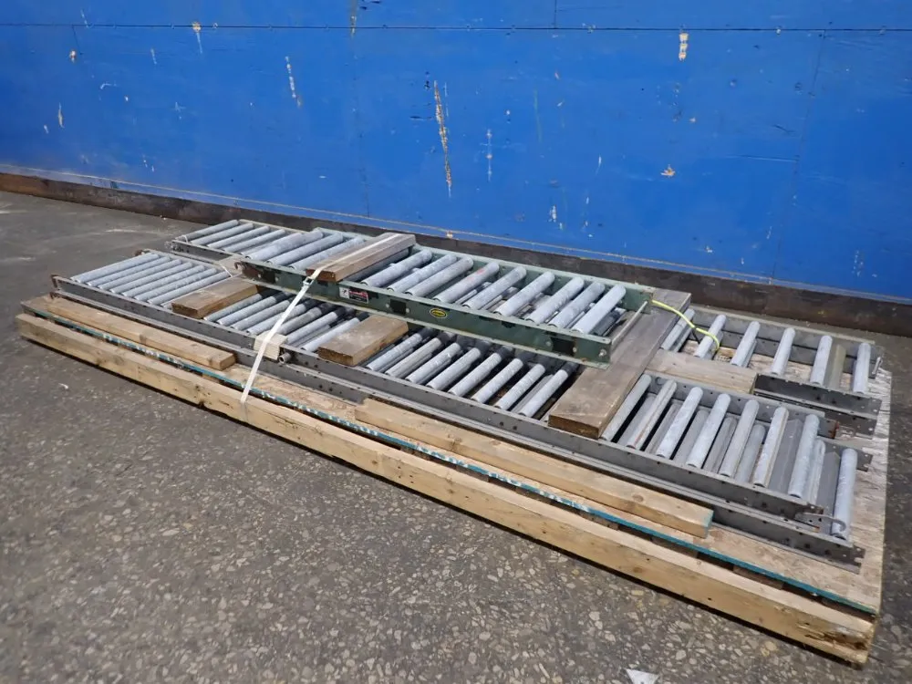 15 1/2" X 113" / 16 1/2" X 60" Roller Conveyor Sections