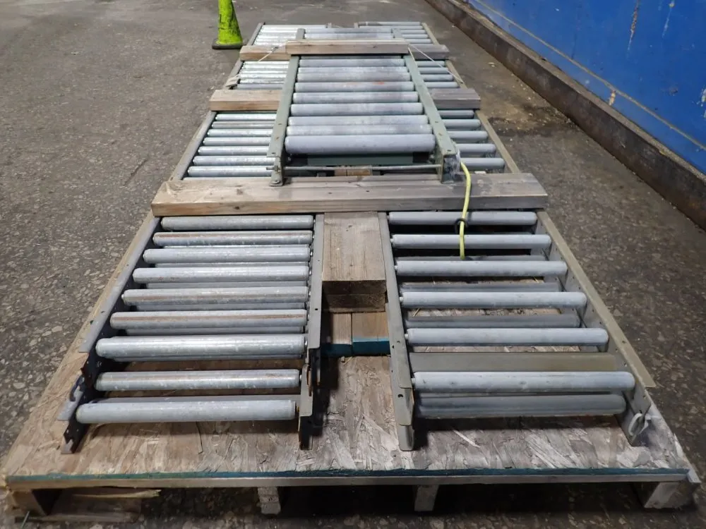 15 1/2" X 113" / 16 1/2" X 60" Roller Conveyor Sections
