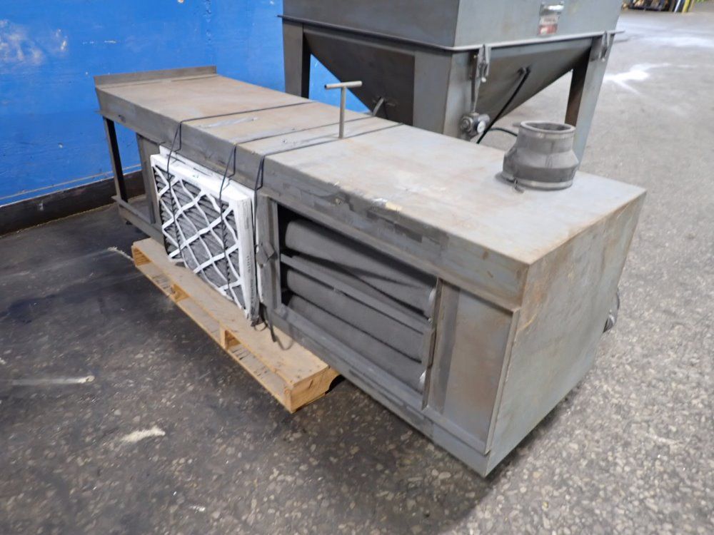 Trinco 47 1/2" X 47 1/2" X 30" Blast Cabinet - 48x48sl/delux